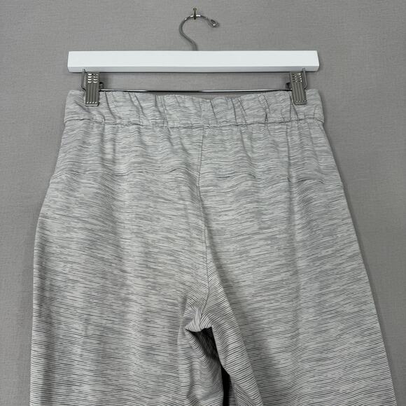 Lululemon Womens Sweat Pants 4 Heathered White On the Fly 7/8 Jogger Lounge Gym - Picture 11 of 13